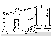 Absorption of connection gaps due to ground subsidence