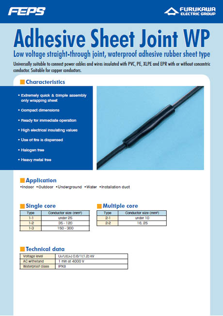 Adhesive Sheet Joint WP